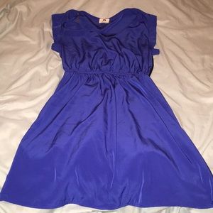 Blue Dress w/ Sheer Back Panel 💙